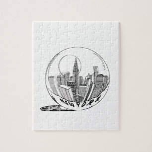 Puzzle New York dans une boule de verre