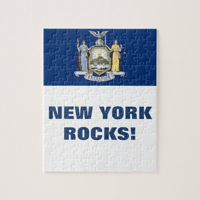 PUZZLE NEW YORK FLAG (Vertical)