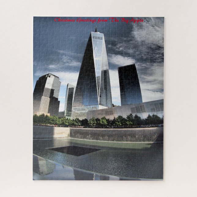 Puzzle New York Skyline.voeux de Noël (Vertical)