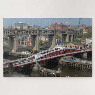 Puzzle Newcastle sur Tyne, Royaume-Uni. La Br Ferroviaire