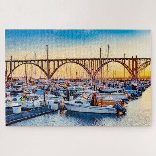 Puzzle Newport Oregon Coast Marina de la baie de Yaquina 