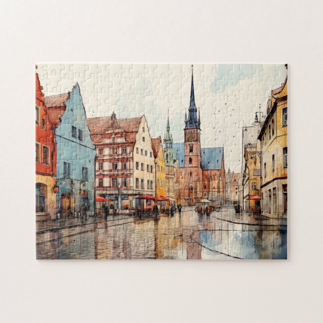 Puzzle Nice peint Munich (Horizontal)