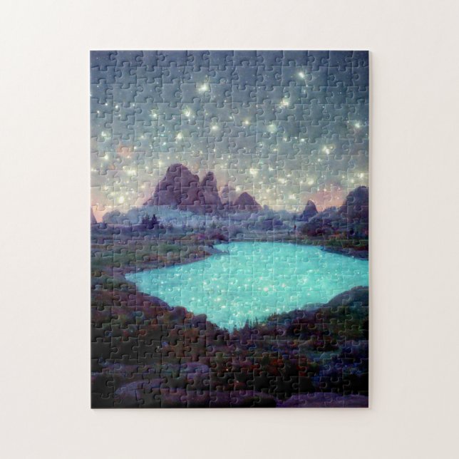 Puzzle Night Sky Stars Imaginaire Paysage (Vertical)