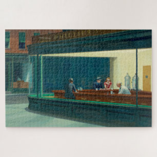 Puzzle Nighthawks 1942 d'Edward Hopper