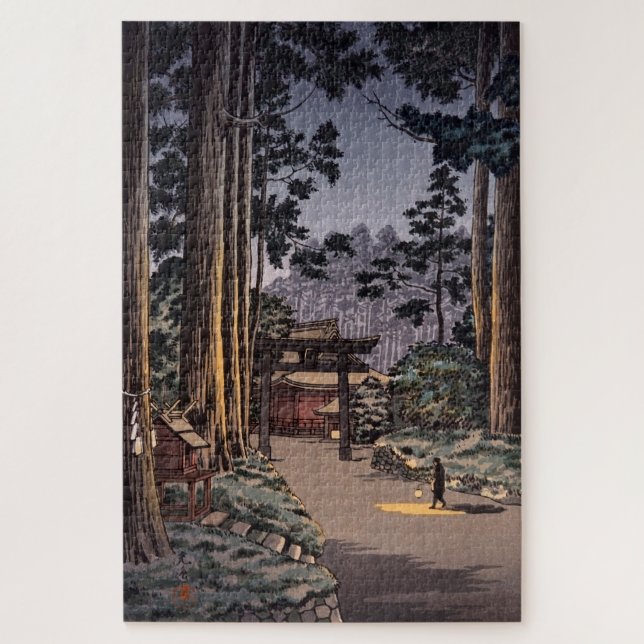 Puzzle Nikko Futarasan Temple par Tsuchiya Koitsu (Vertical)
