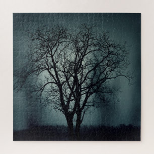 Puzzle nocturne et arbre, 676 pièces