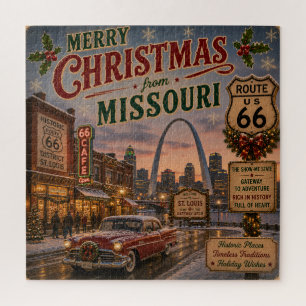 Puzzle Noël à St Louis sur la Mother Road