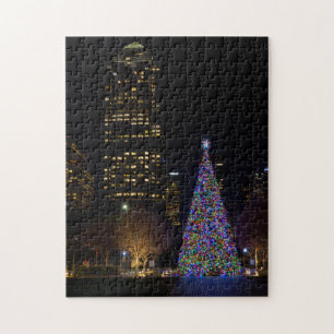 Puzzle Noël À Warren Park Nuit
