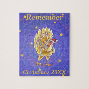 Puzzle Noël au poulet