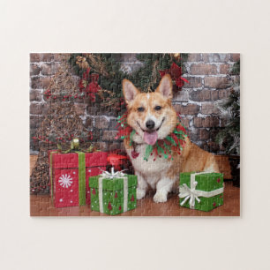 Puzzle Noël - corgi - calorie