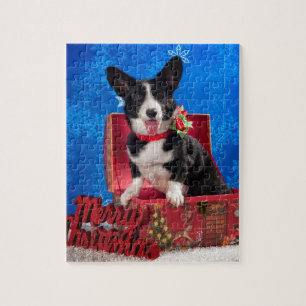 Puzzle Noël de corgi