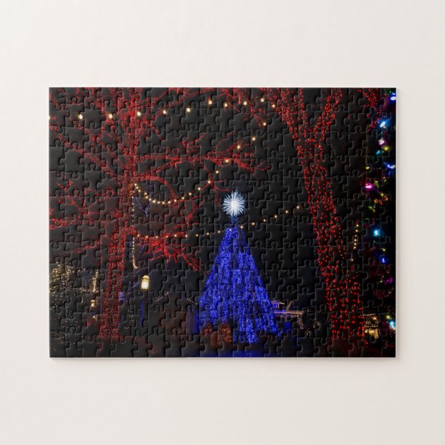 Puzzle Noël de la ville du dollar d'argent (Horizontal)