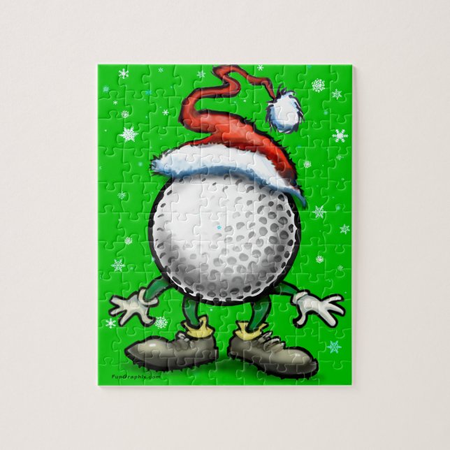 Puzzle Noël du golf (Vertical)