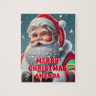 Puzzle Noël du Père Noël Enfants personnalisés