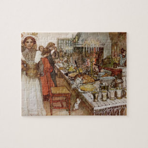 Puzzle Noël Eve Julaftonen