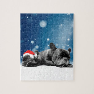 Puzzle Noël Français Chien de taule Chien Chien de Chien 