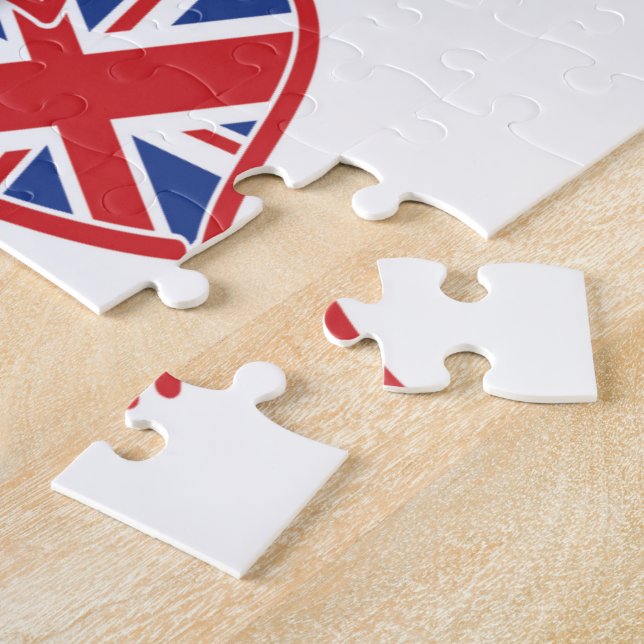 Puzzle Noël Royaume-Uni USA Chauffages patriotiques (Côté)