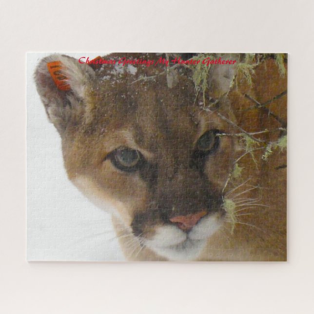 Puzzle Noël Salutations Mon Chasseur Jigsaw Puzz (Horizontal)