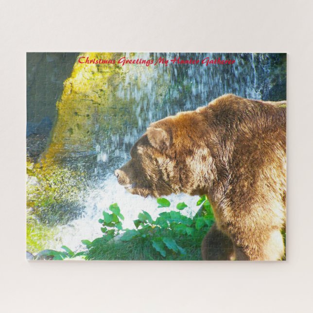 Puzzle Noël Salutations Mon Hunter Gatherer (Horizontal)