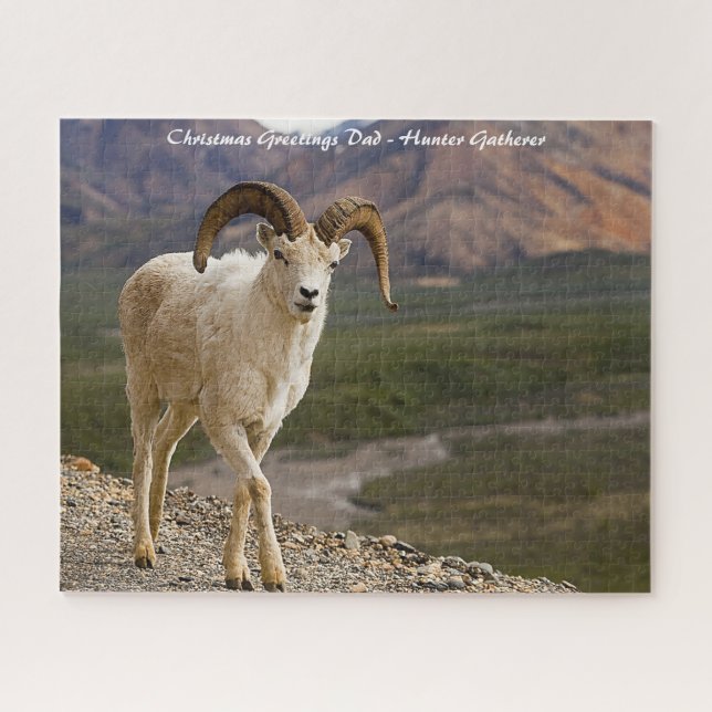 Puzzle Noël Salutations Mon Hunter Gatherer (Horizontal)