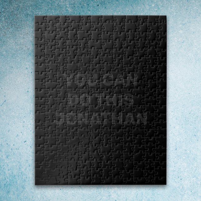 Puzzle noir solide avec vous pouvez faire cela (no (Créateur téléchargé)