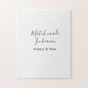 Puzzle Nom de couple fait au ciel mariage simple