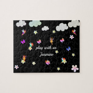 Puzzle Nom personnalisé Filles Fées