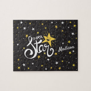 Puzzle Nom personnalisé Superstar