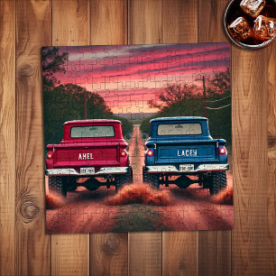 Puzzle Noms de couture des camions des années 1960 sur Re