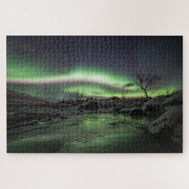 Puzzle Northern Lights Nature Photo (Horizontal)