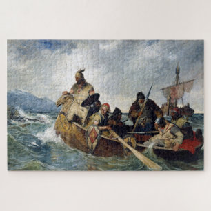 Puzzle Norvège Vikings Terre en Islande Année 872
