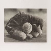 Nostalgie du baseball - Mitt et Baseball