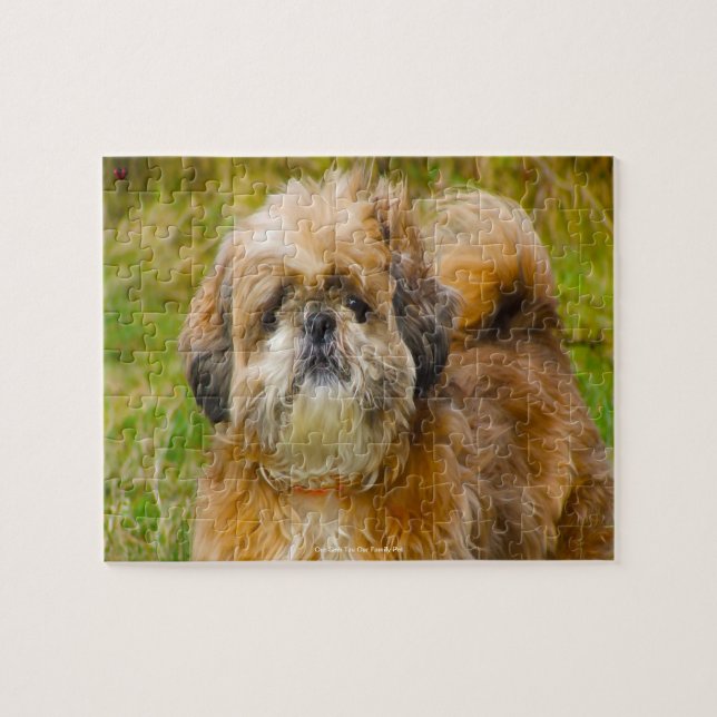 Puzzle Notre Chih Tzu Notre Animal De Famille (Horizontal)