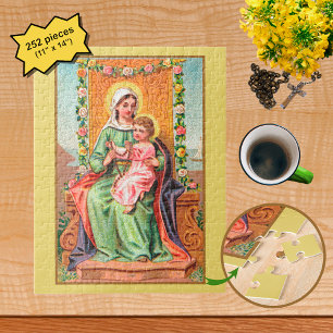 Puzzle Notre-Dame du Rosaire avec l'Enfant Jésus