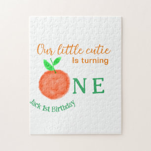 Puzzle Notre petite cuite orange un agrumes d'anniversair