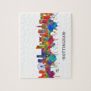 Puzzle Nottingham Angleterre Skyline