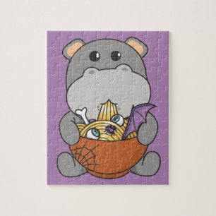 Puzzle Nouilles nouilles japonaises Halloween Hippo Ramen