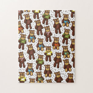 Puzzle Nounours ours en peluche