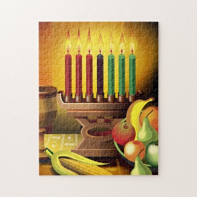 Puzzle Nourriture de Kwanzaa (Vertical)