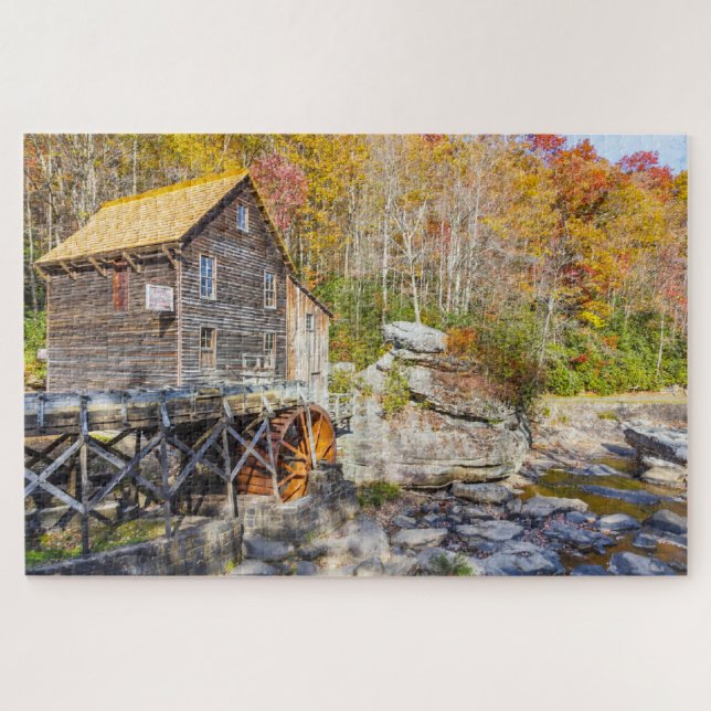 Puzzle Nous adorons le Grist Mill Virginia (Horizontal)