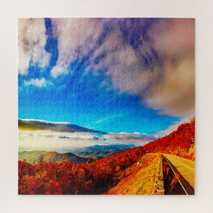 Puzzle Nous aimons Blue Ridge Mountains Virginie.