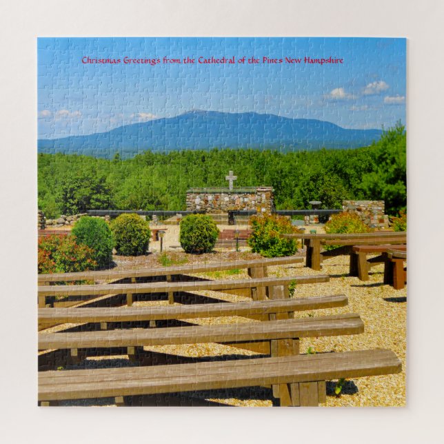 Puzzle Nous aimons Cathédrale des Pins New Hampshire Jigs (Vertical)