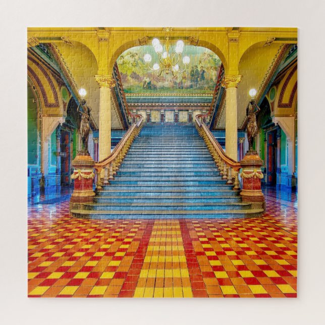 Puzzle Nous aimons Des Moines Iowa. (Vertical)