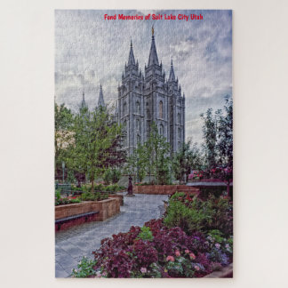 Puzzle Nous aimons le casse-tête de Salt Lake City Utah