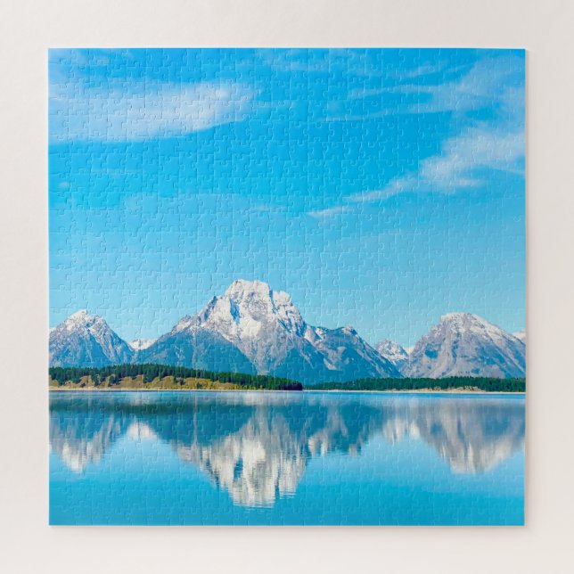 Puzzle Nous aimons le Wyoming du Grand Teton. (Vertical)