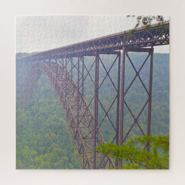 Puzzle Nous aimons New Rivers Gorge West Virginia. (Vertical)