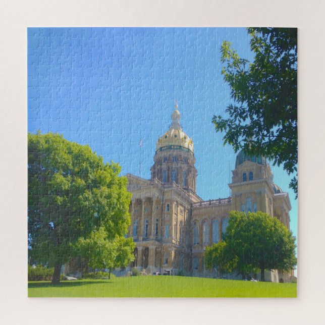 Puzzle Nous aimons State Capitol Des Moines Iowa. (Vertical)