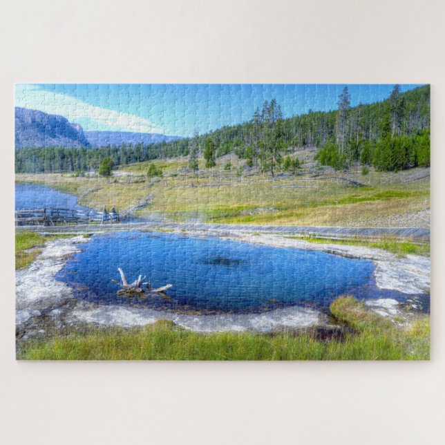 Puzzle Nous Aimons Terrace Sources Chaudes Wyoming (Horizontal)