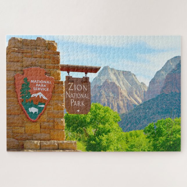 Puzzle Nous aimons Zion National Park Utah (Horizontal)