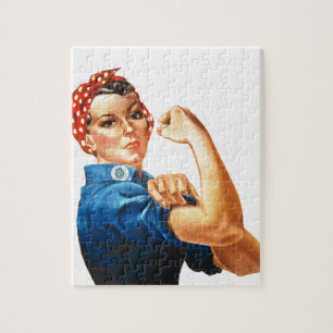 Puzzle Nous pouvons le faire Rosie le pouvoir des femmes 
